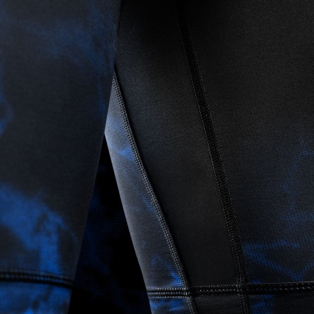 Hayabusa x UFC BJJ Kompressionsshorts - Schwarz/Blau