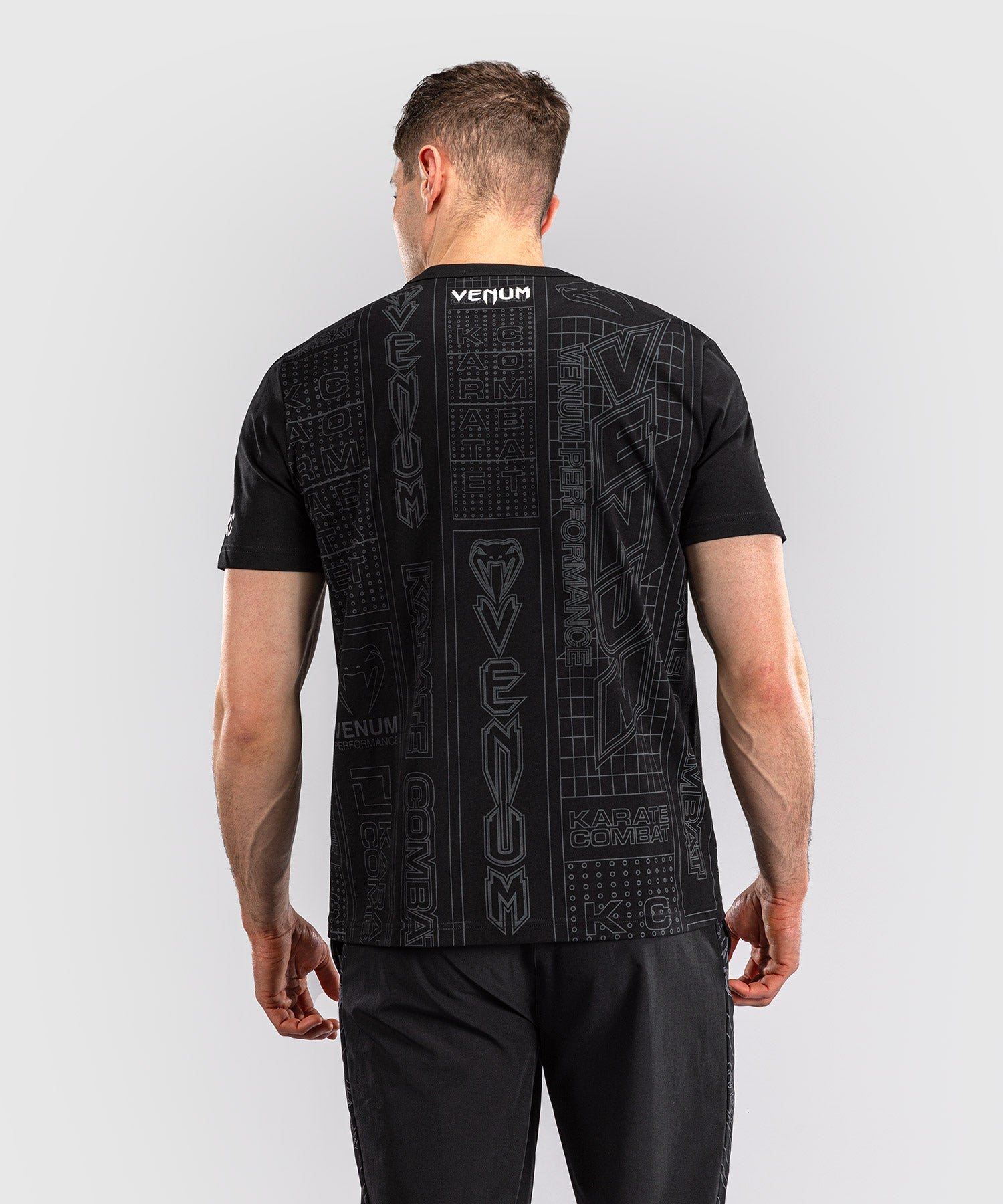 Venum T-Shirt Karate Combat - Schwarz/Grau