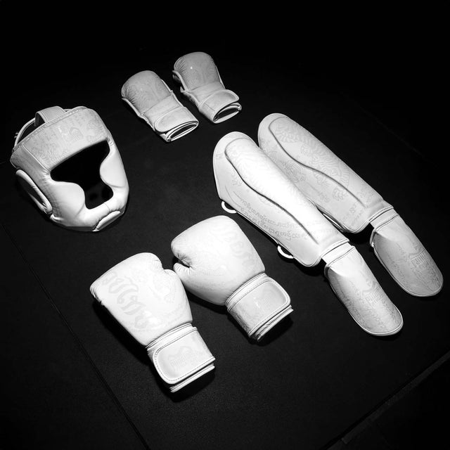Phantom Athletics Schienbeinschoner Muay Thai - Frost Weiß
