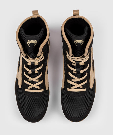 Venum Boxschuhe Contender - Schwarz/Beige - The Fight Company Deutschland