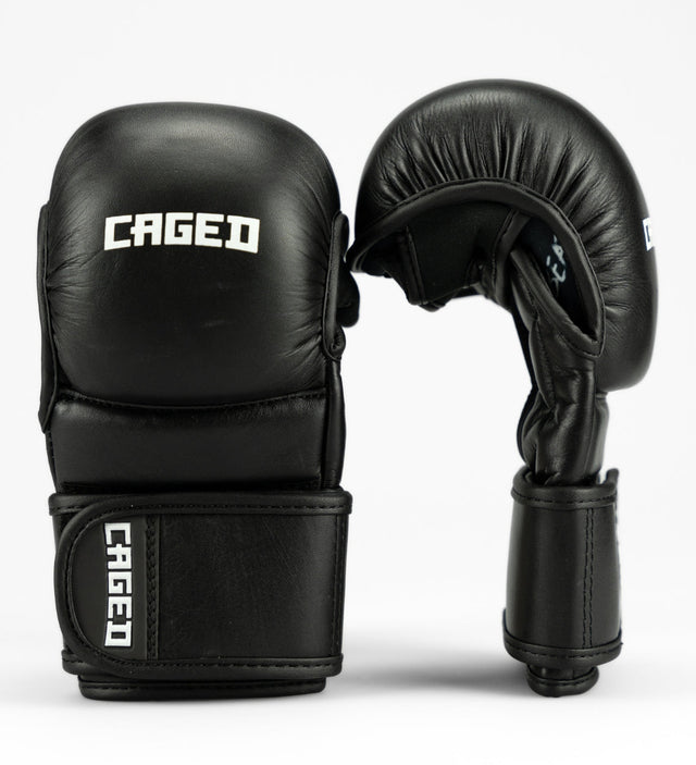 Caged MMA Handschuhe 'X Series' Sparring - Schwarz/Weiss