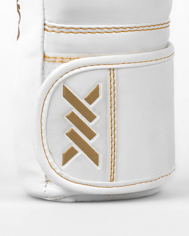 Caged Boxhandschuhe Core - Weiss/Gold