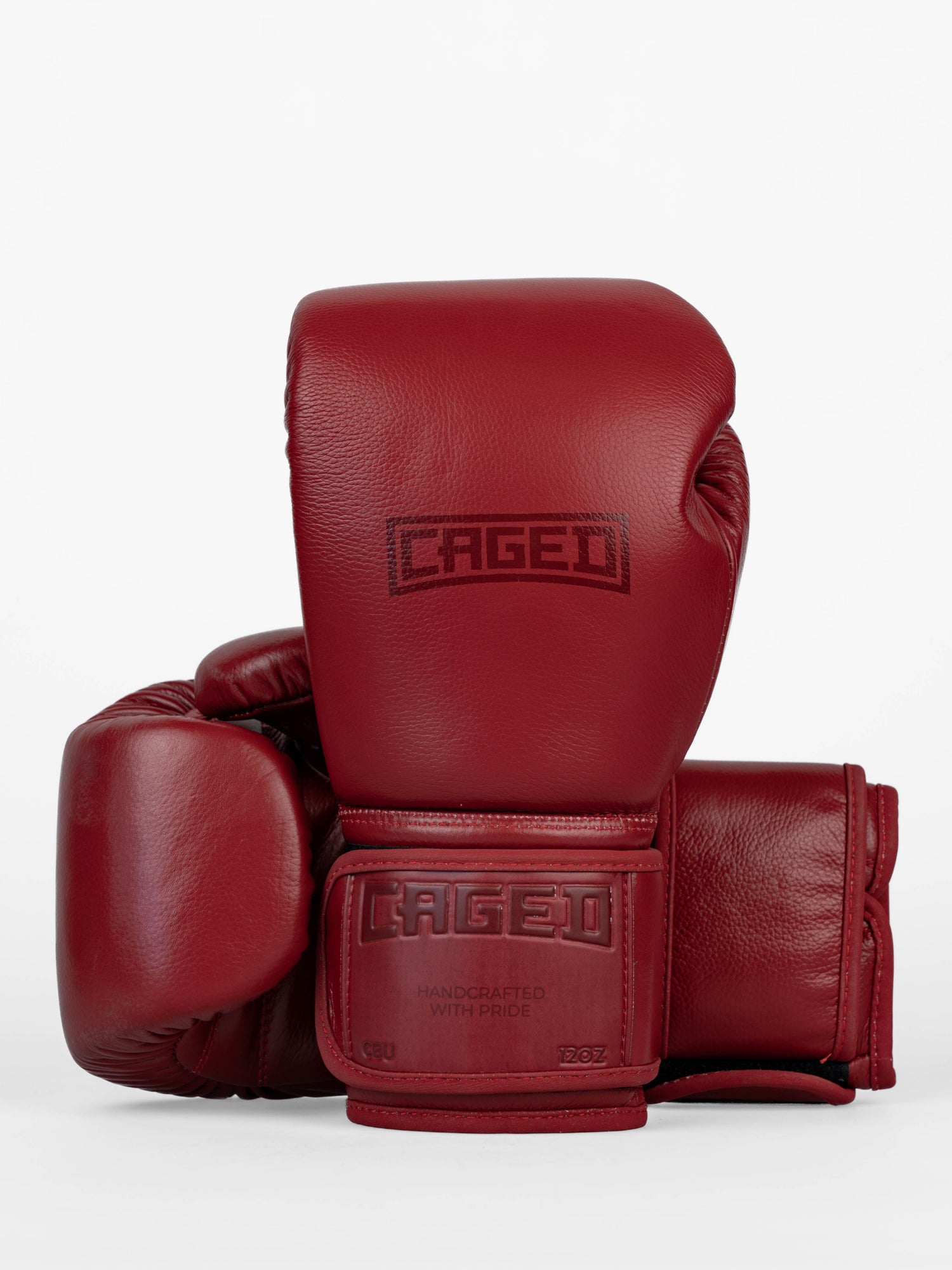 Caged Boxhandschuhe 'X' Series - Bordeauxrot