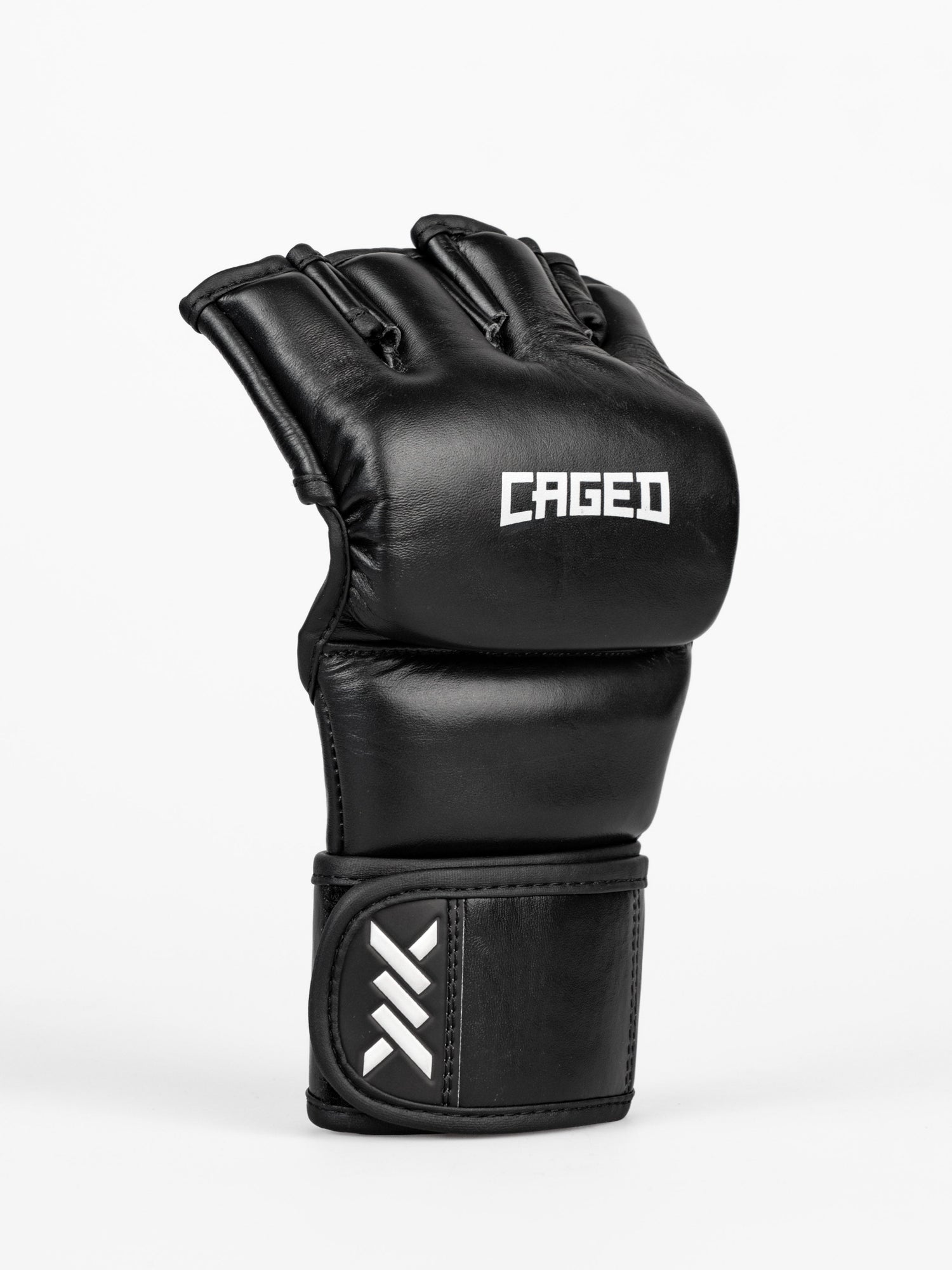 Caged MMA Handschuhe 'X' Series - Schwarz/Weiss