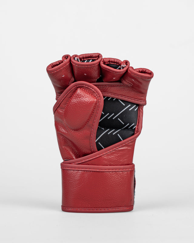 Caged MMA Handschuhe 'X' Series - Bordeauxrot