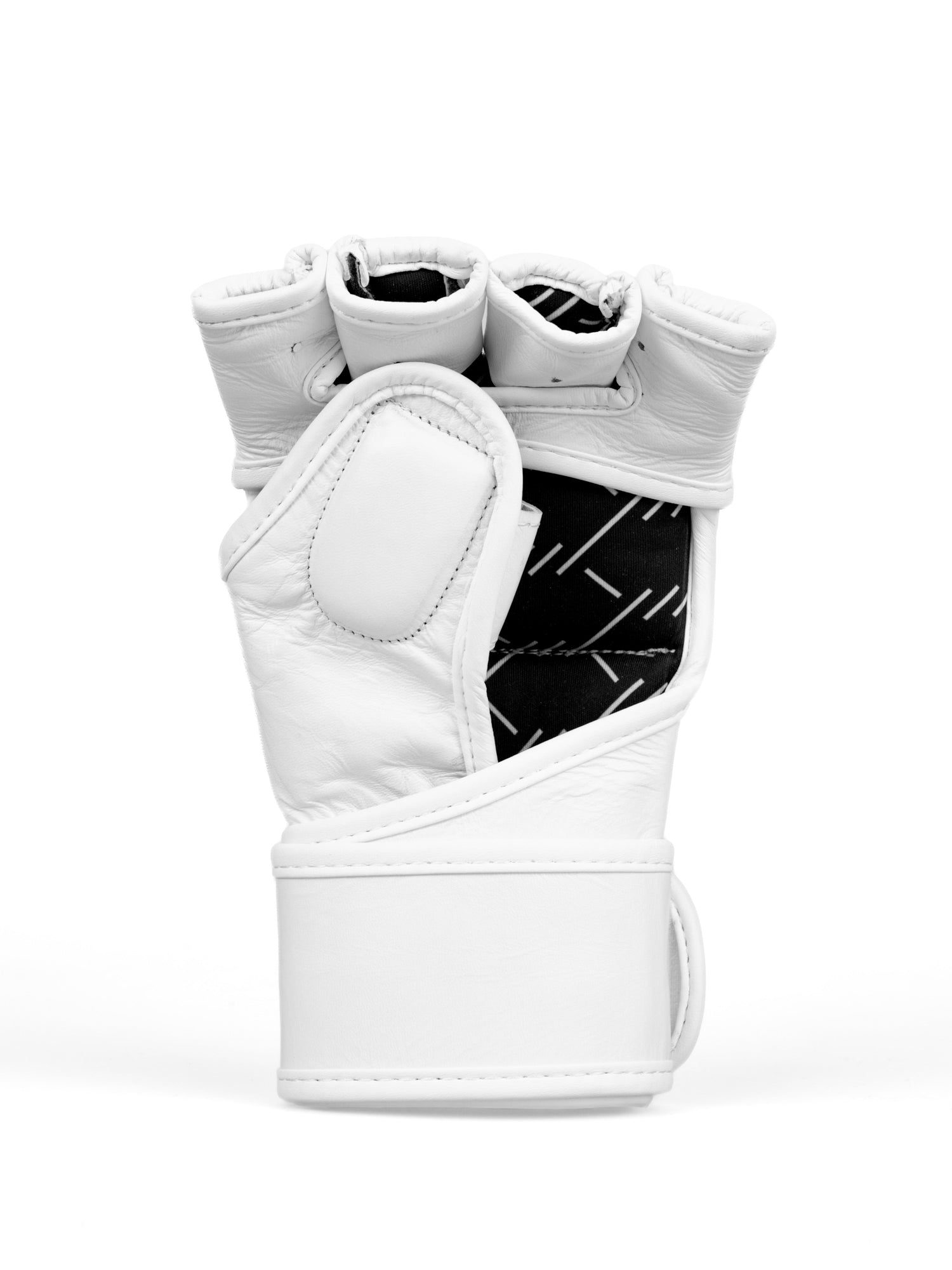 Caged MMA Handschuhe 'X' Series - Weiss/Schwarz