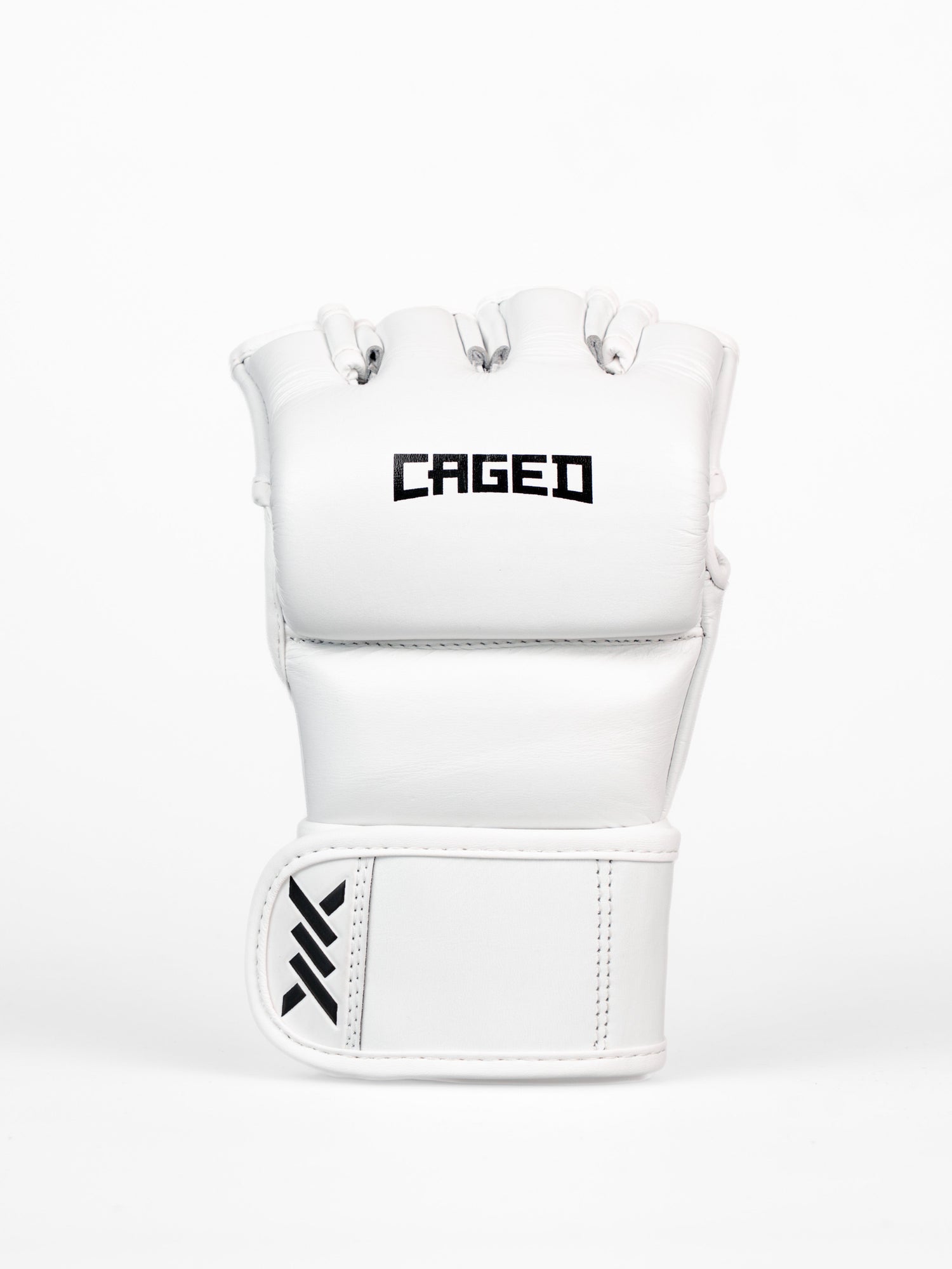 Caged MMA Handschuhe 'X' Series - Weiss/Schwarz