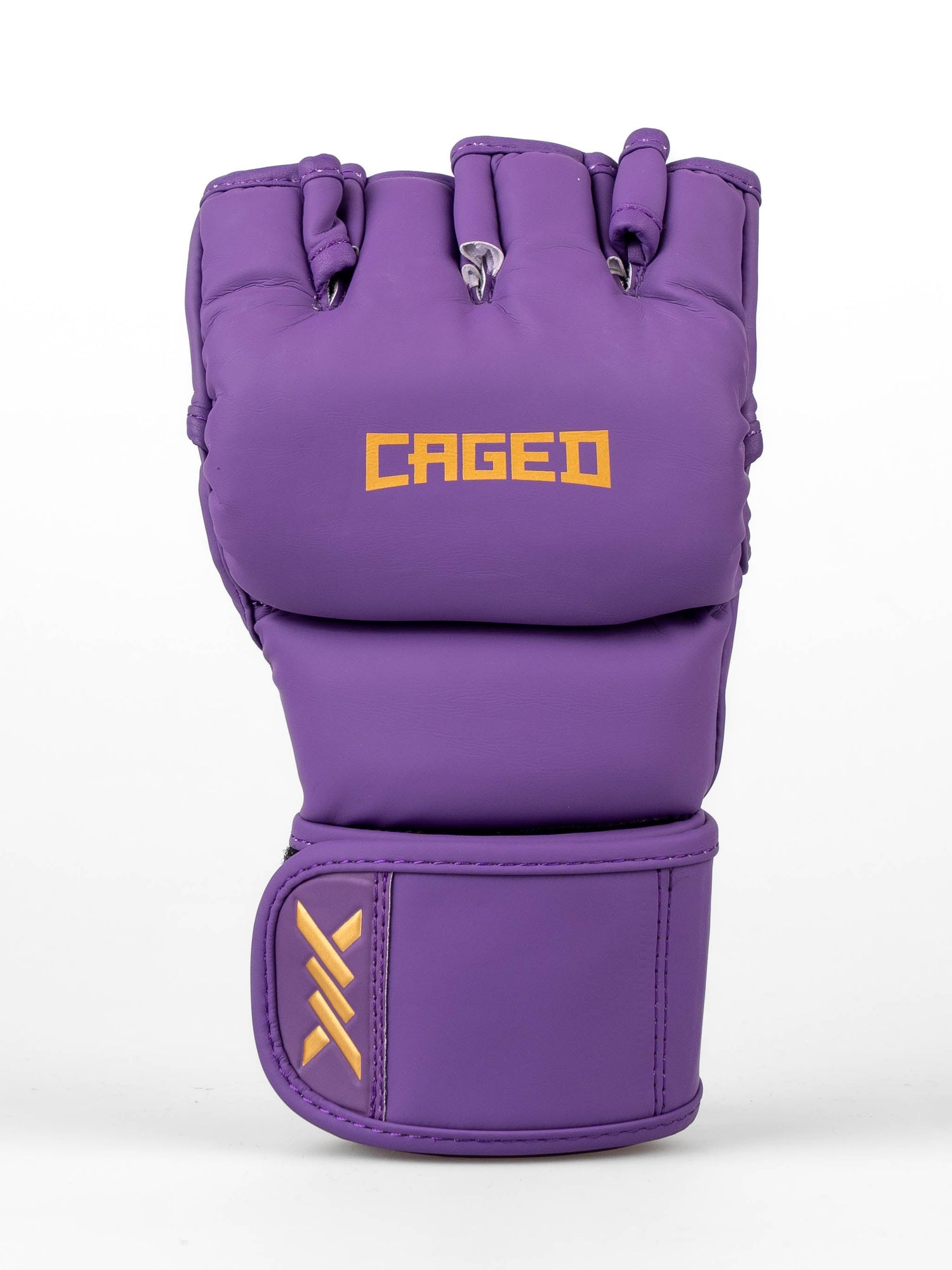 Caged MMA-Handschuhe Shadow - Lila/Gold