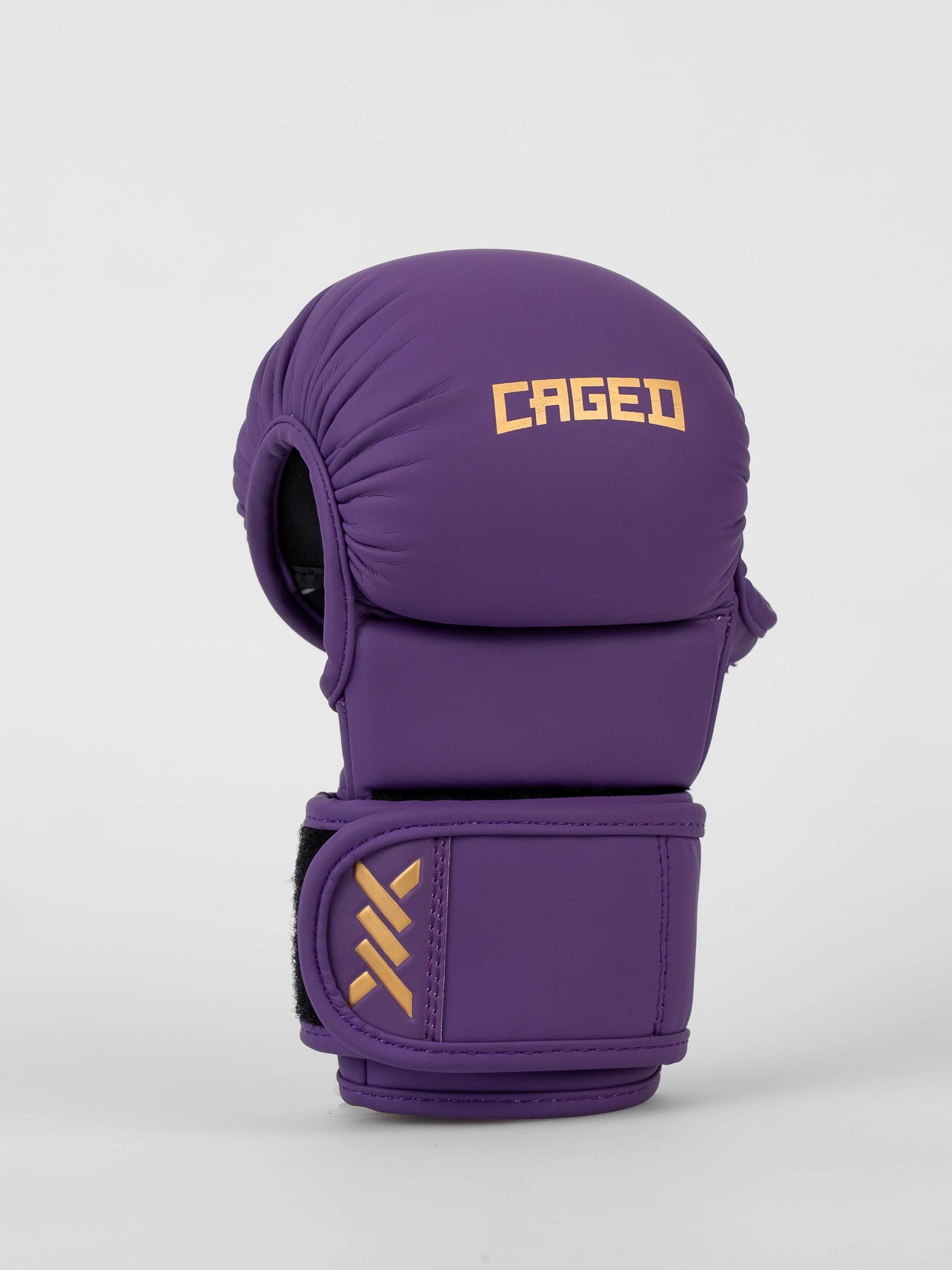 Caged MMA-Sparringhandschuhe Shadow - Lila/Gold