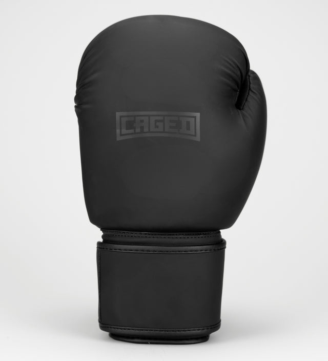 Caged Boxhandschuhe Shadow 2.0 - Schwarz/Schwarz - The Fight Company Deutschland