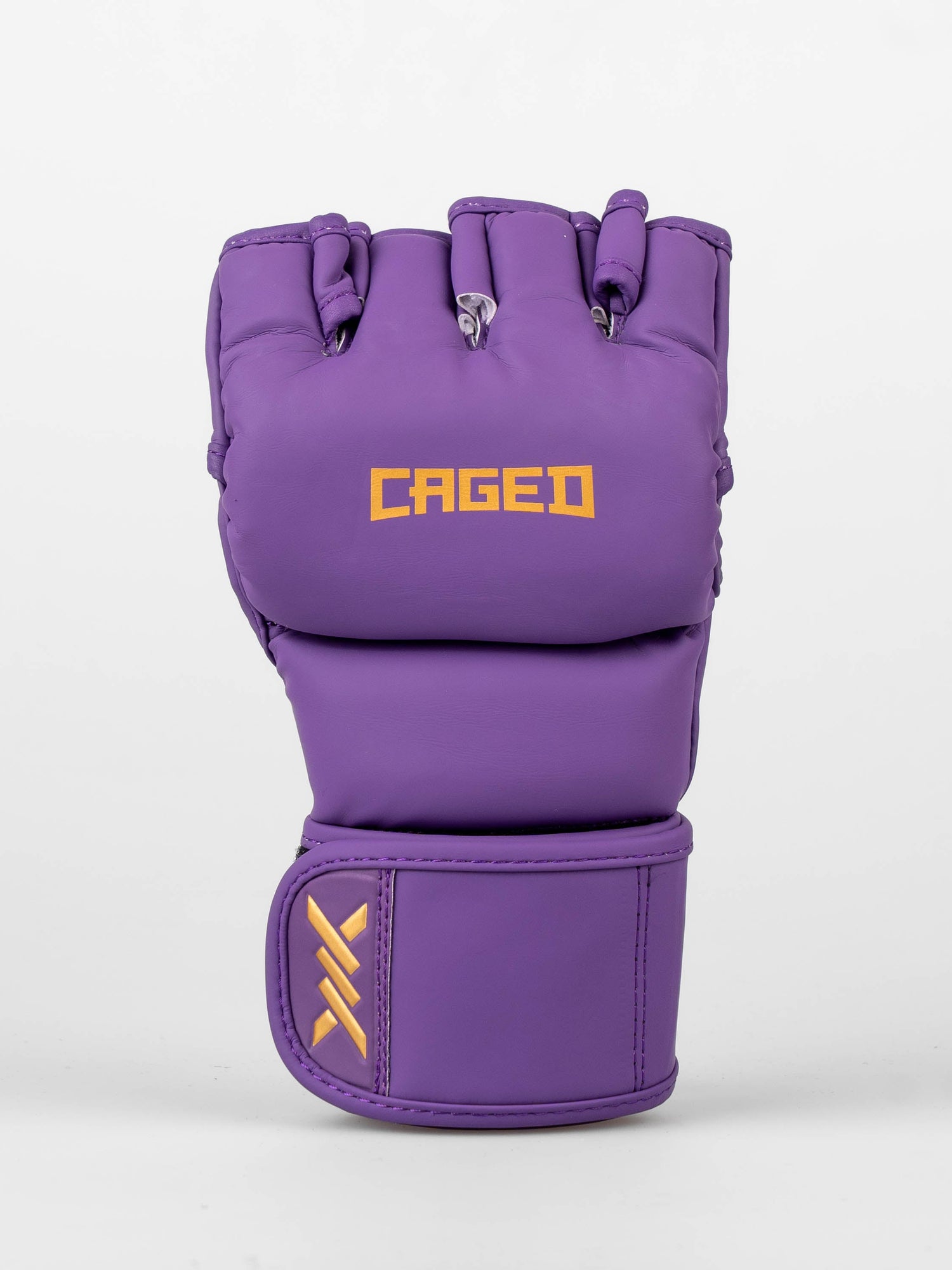 Caged MMA-Handschuhe Shadow - Lila/Gold