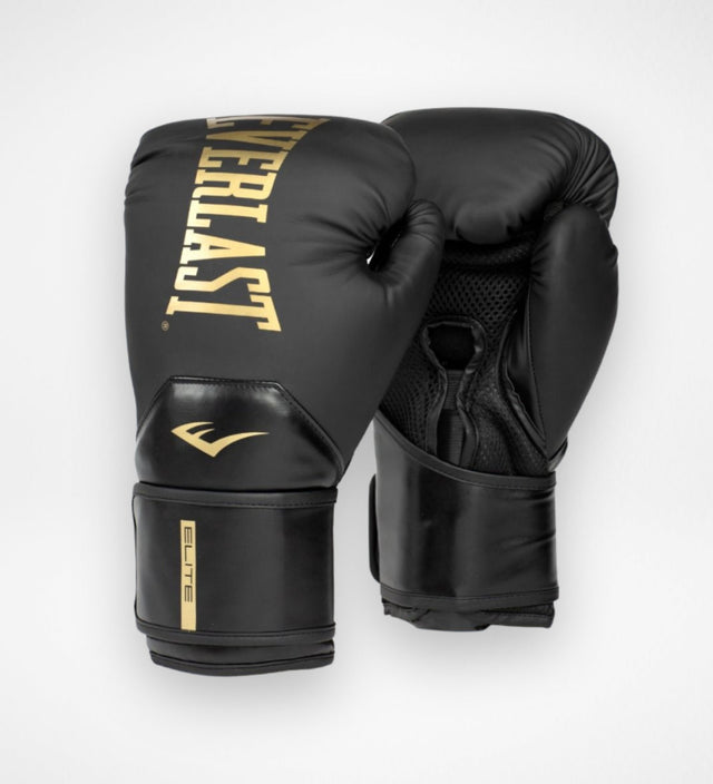 Everlast Boxhandschuhe Elite 2 – Schwarz/Gold
