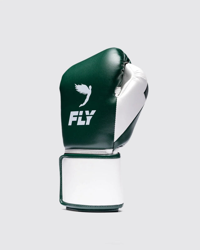 Fly Boxhandschuhe Superloop Pro X 2 - Dunkelgrün/Weiß