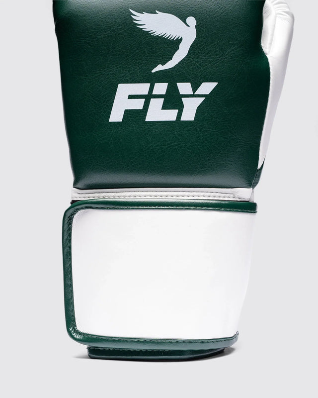 Fly Boxhandschuhe Superloop Pro X 2 - Dunkelgrün/Weiß