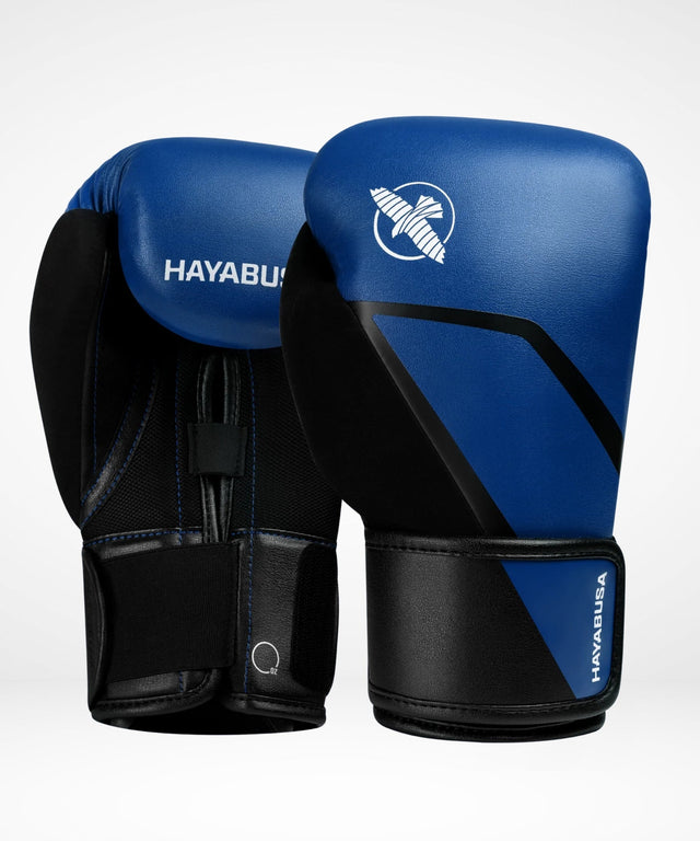 Hayabusa Boxhandschuhe E1 - Blau/Schwarz