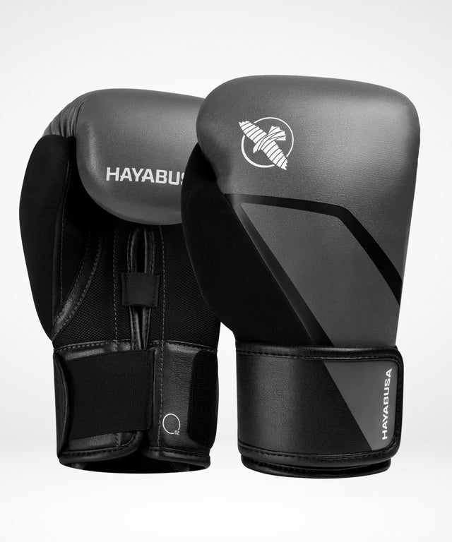Hayabusa Boxhandschuhe E1 - Grau/Schwarz