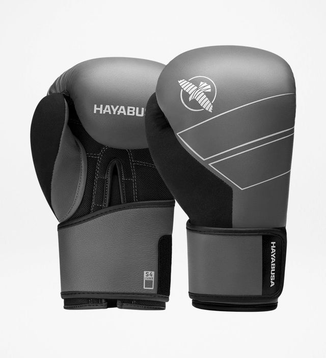 Hayabusa Boxhandschuhe S4 Leder – Grau