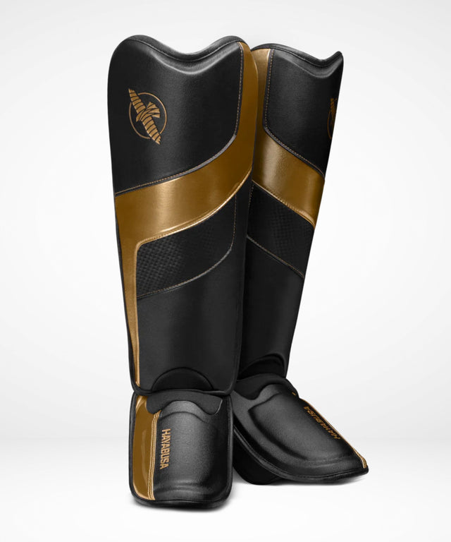 Hayabusa Schienbeinschoner T3 Full - Schwarz/Gold