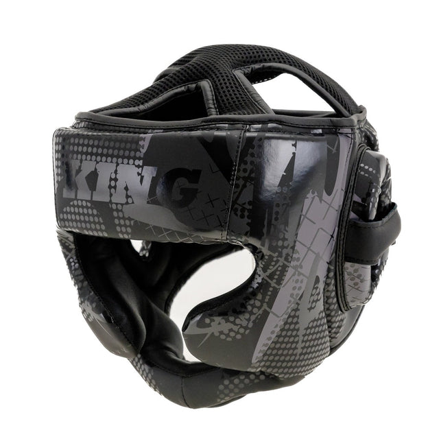 King Pro Boxing Kopfschutz KPB/HG Shogun – Schwarz/Schwarz