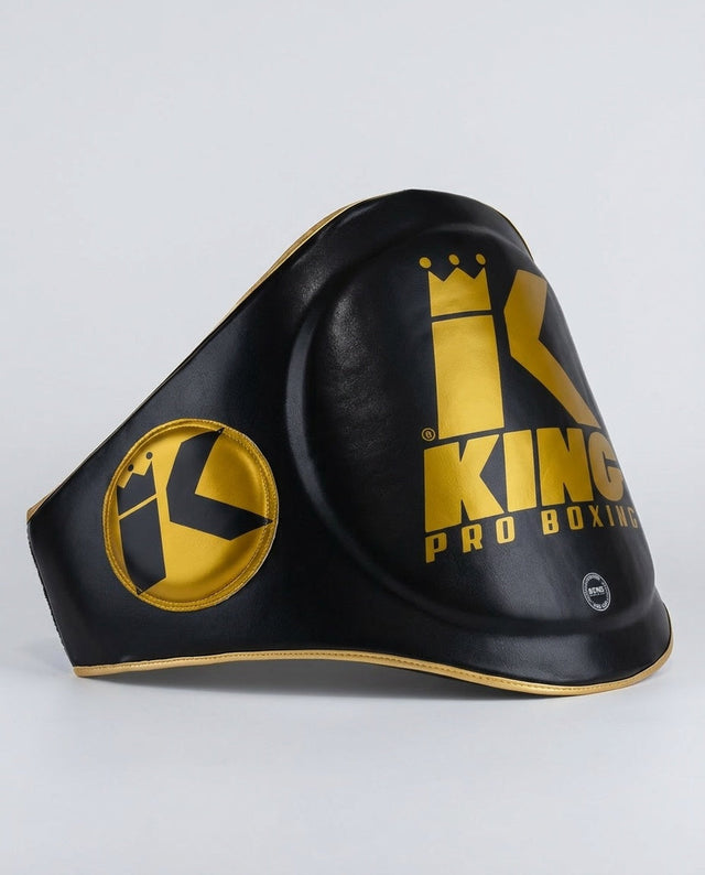 King Pro Boxing Bauchschutz – Schwarz/Gold