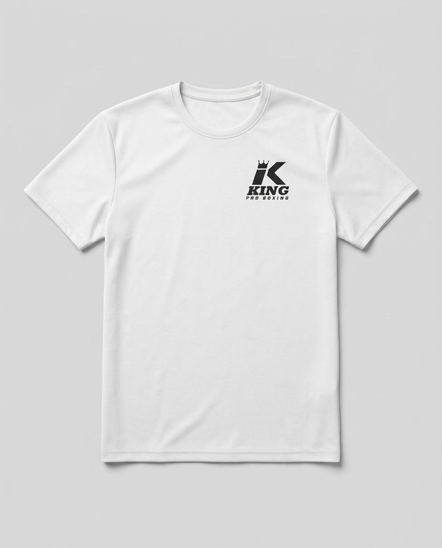 King Pro Boxing T-Shirt Logo – Weiss