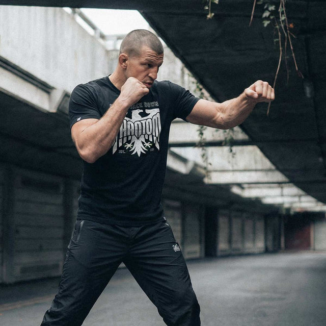 Phantom Athletics T-Shirt Germany Never Back Down - Schwarz