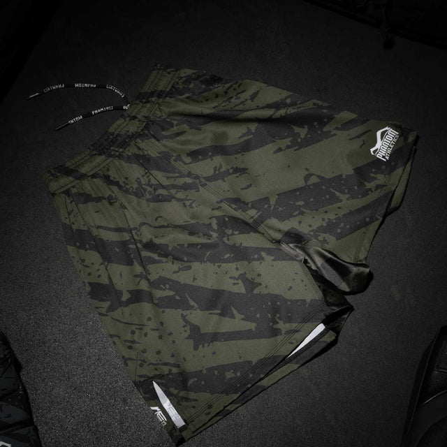 Phantom Athletics MMA Shorts EVO Tiger Camo - Army