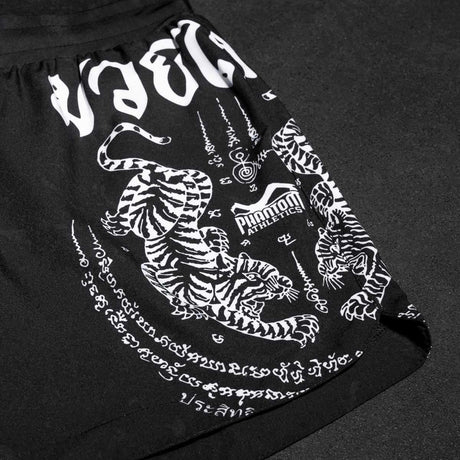 Phantom Athletics Muay Thai Shorts Fusion - Schwarz/Weiß