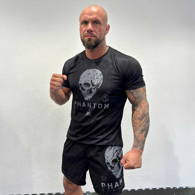 Phantom Athletics T-Shirt EVO Skull - Schwarz