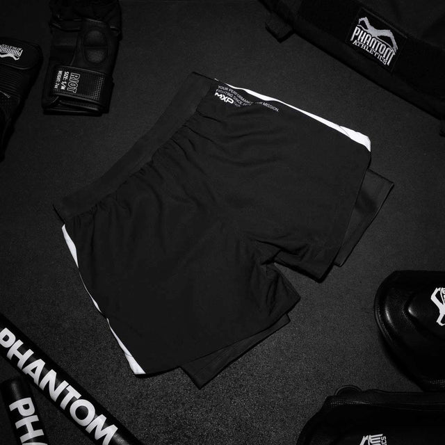 Phantom Athletics Kompressionsshorts Fusion 2in1 Apex - Schwarz