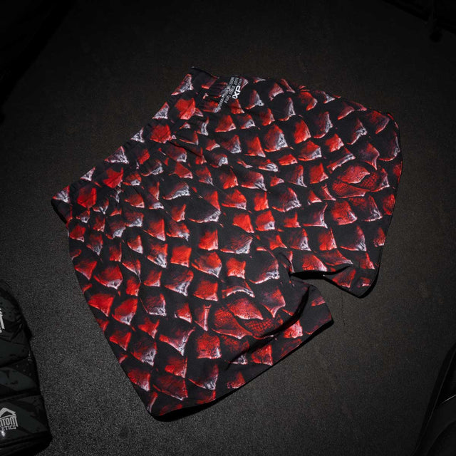 Phantom Athletics MMA Shorts Fusion Red Dragon - Rot