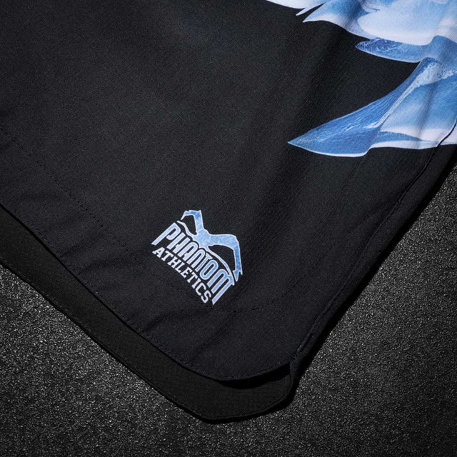 Phantom Athletics MMA Shorts Fusion-R Iceman - Schwarz/Blau