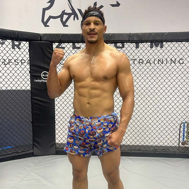 Phantom Athletics MMA Shorts Fusion-R Desert Camo - Blau