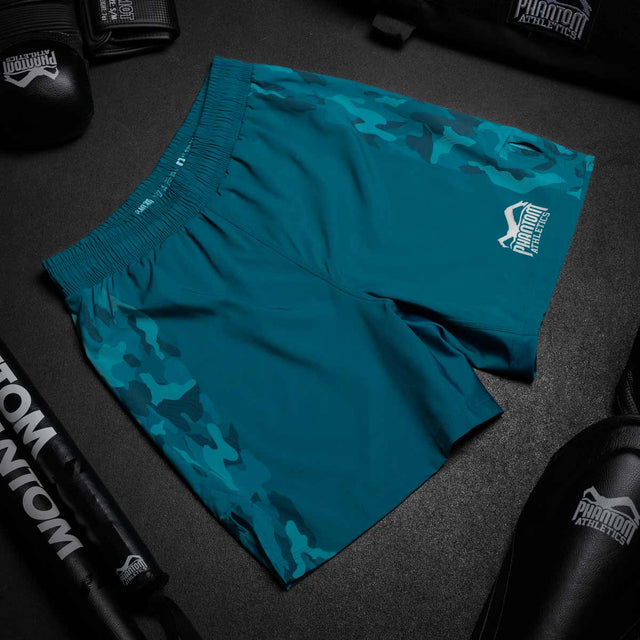 Phantom Athletics MMA Shorts EVO Warfare - Marineblau Camo