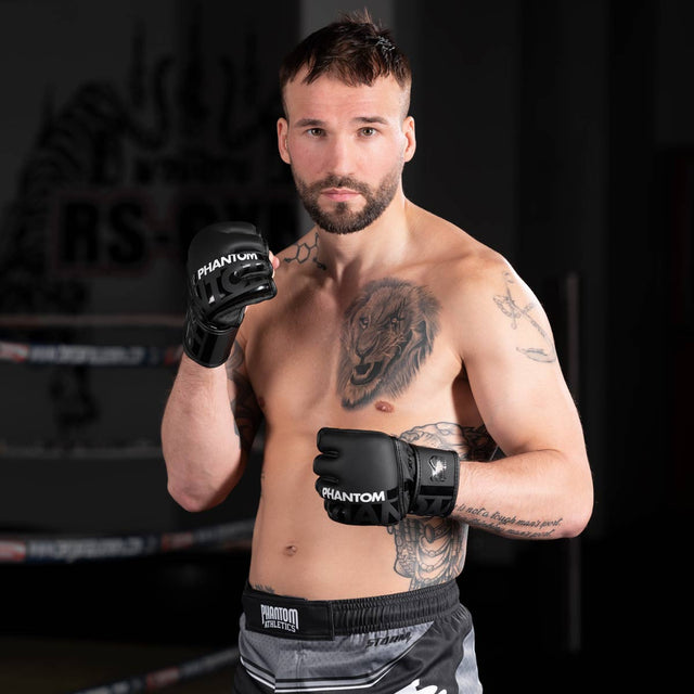 Phantom Athletics MMA Handschuhe Apex Fight - Schwarz