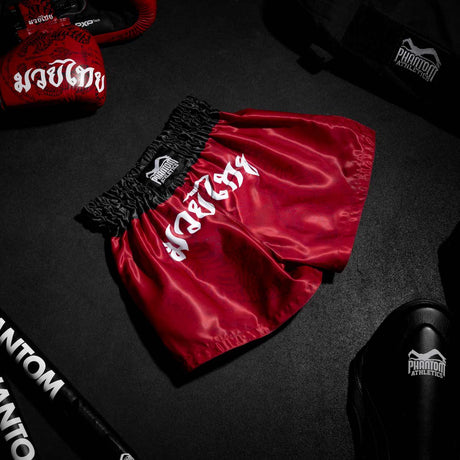 Phantom Athletics Muay Thai Shorts Sak Yant - Rot