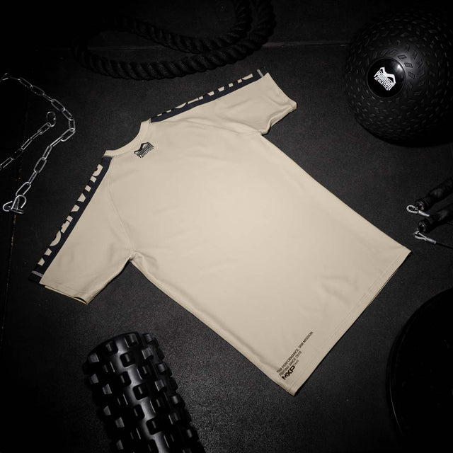 Phantom Athletics Rashguard EVO Apex Kurzarm - Sand