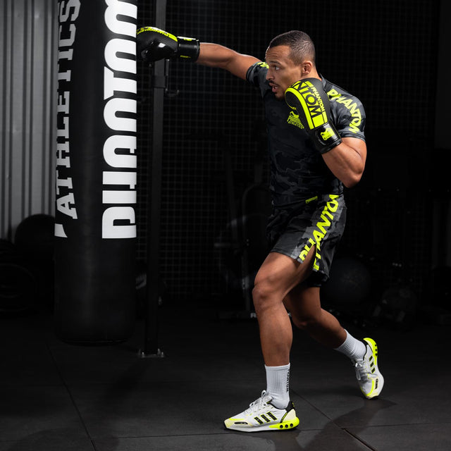 Phantom Athletics Rashguard EVO Neon - Schwarz/Neon