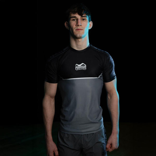 Phantom Athletics Rashguard EVO Apex Kurzarm - Grau