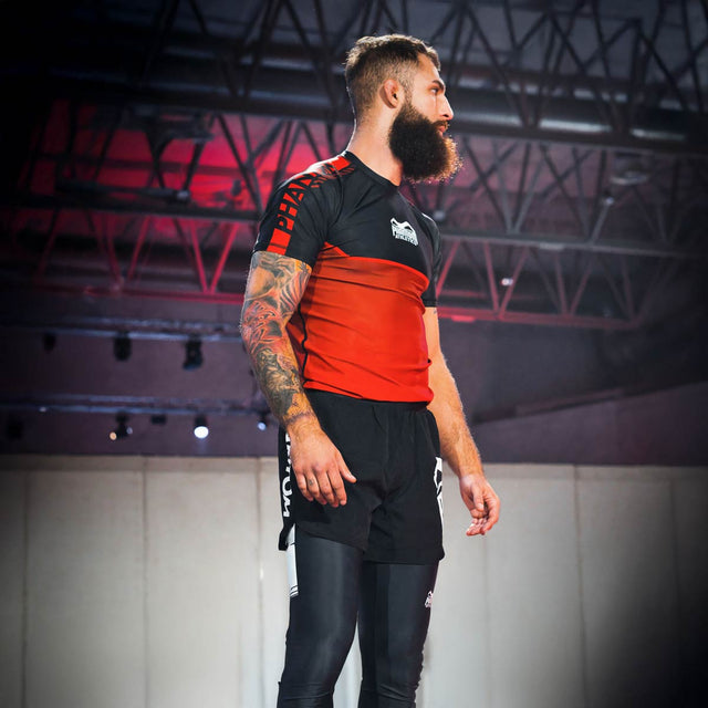 Phantom Athletics Rashguard EVO Apex Kurzarm - Rot