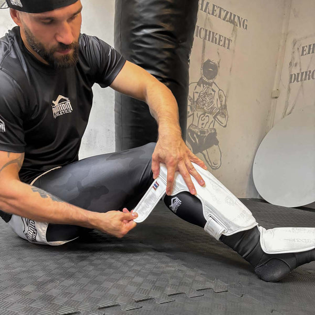 Phantom Athletics Schienbeinschoner Muay Thai - Frost Weiß