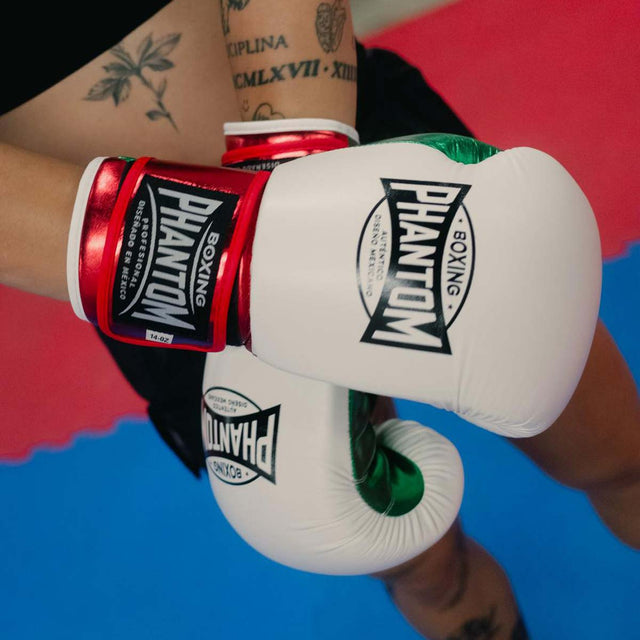Phantom Athletics Boxhandschuhe Mexico - Weiß/Grün/Rot