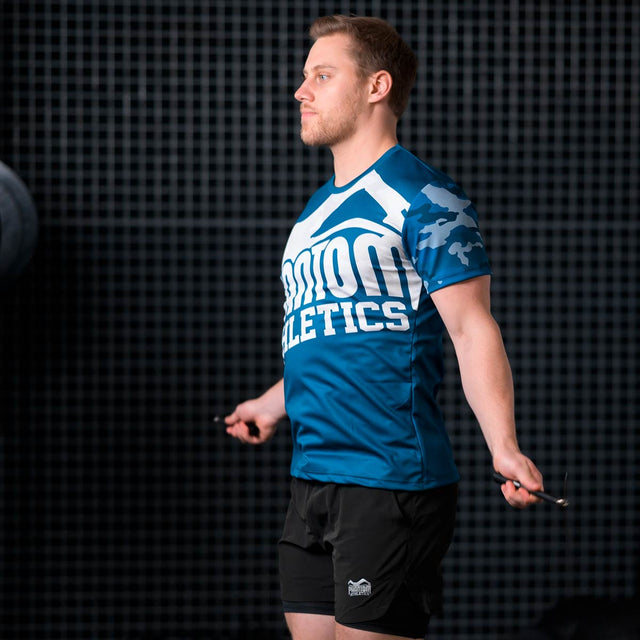 Phantom Athletics Trainingsshirt EVO Warfare - Marineblau Camo