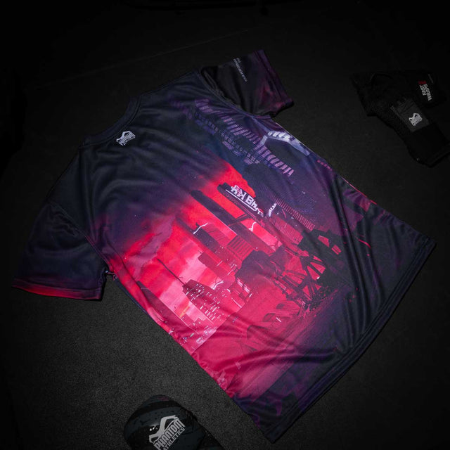 Phantom Athletics T-Shirt EVO Cyber-X - Lila/Blau