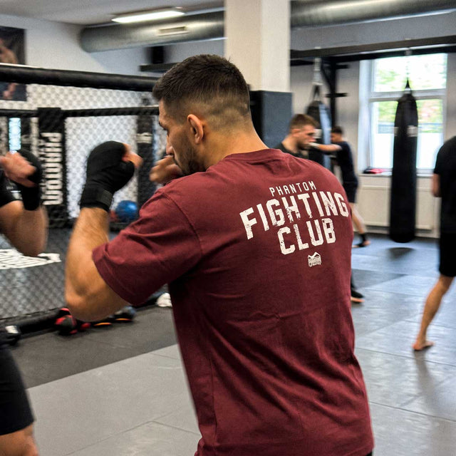 Phantom Athletics T-Shirt FIGHTING CLUB Oversize Heavy - Bordeaux