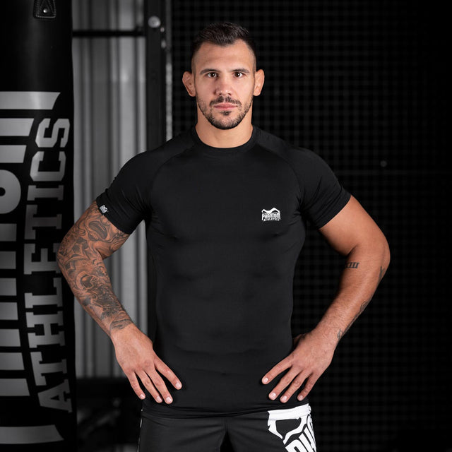 Phantom Athletics Rashguard Tactic Kurze Ärmel - Schwarz