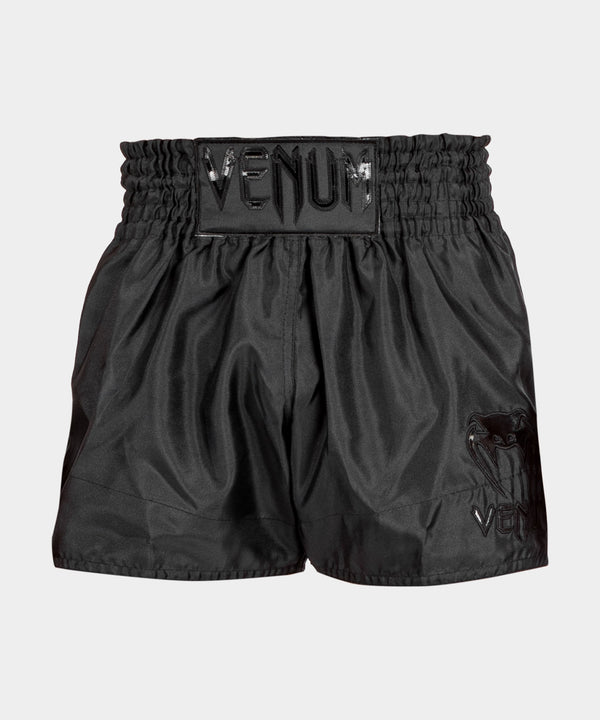 Venum Muay Thai Shorts Classic - Schwarz/Schwarz