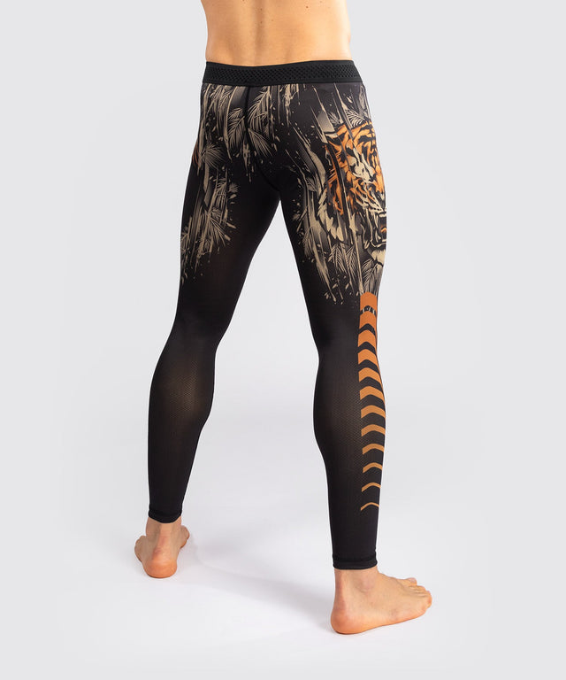 Venum Kompressionshose Tiger - Schwarz/Orange