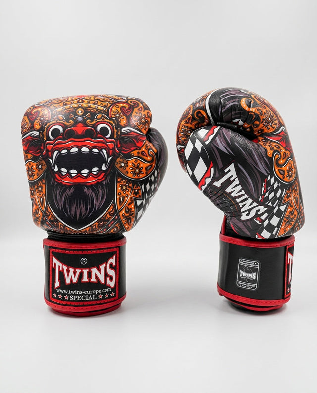 Twins Boxhandschuhe FBGVL3 Barong – Schwarz/Rot/Orange