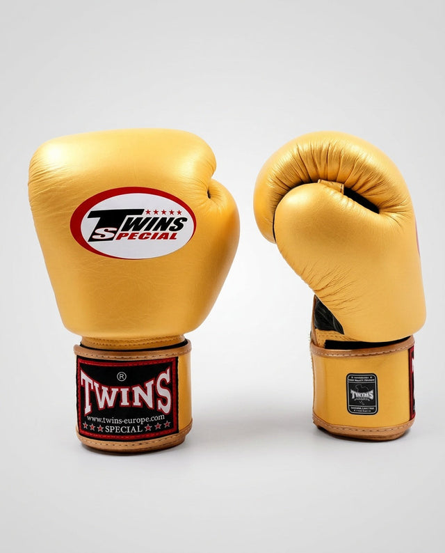 Twins Boxhandschuhe BGVL3 Air – Gold/Schwarz